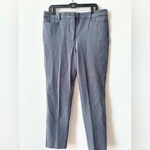 NWT LOFT skinny tweed print ankle pants - size 14